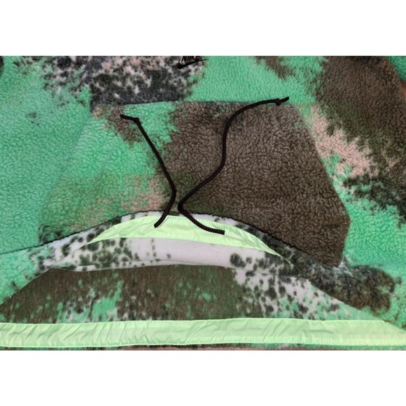 Nike NSW Sherpa Sport Essentials+ 1/2 Zip Hoodie Fleece DD5009-362 green Men's S - Picture 8 of 11